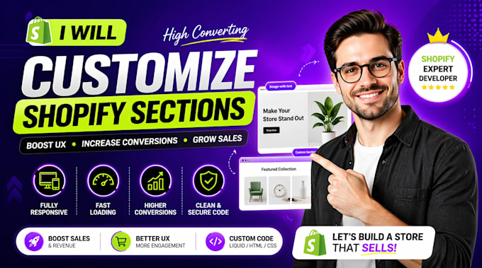 Customize shopify sections to improve ux and boost conversions and ...