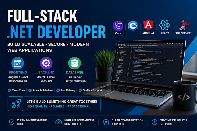 Bouw schaalbare full stack webapplicaties met dot net en moderne frontend