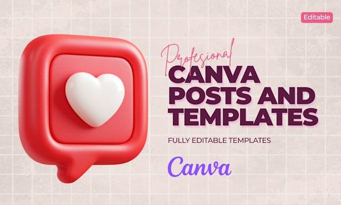 design or recreate any canva design, posts, or templates
