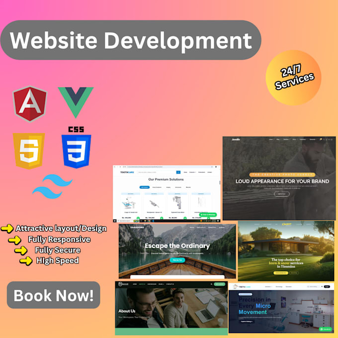 build an attractive website for your business