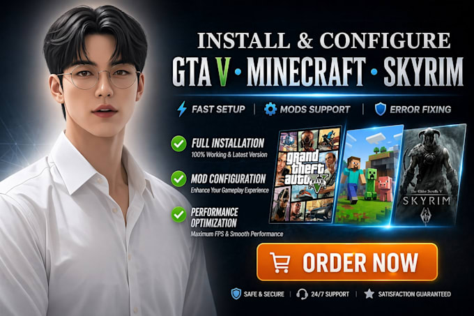 install games and softwares that you desire