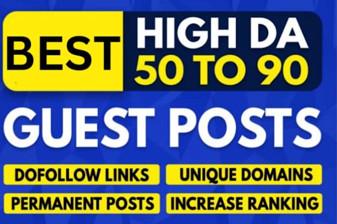 write and publish high guest post, dofollow guest post backlins