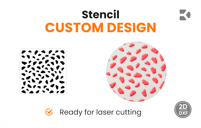 design custom stencils for baking decoration
