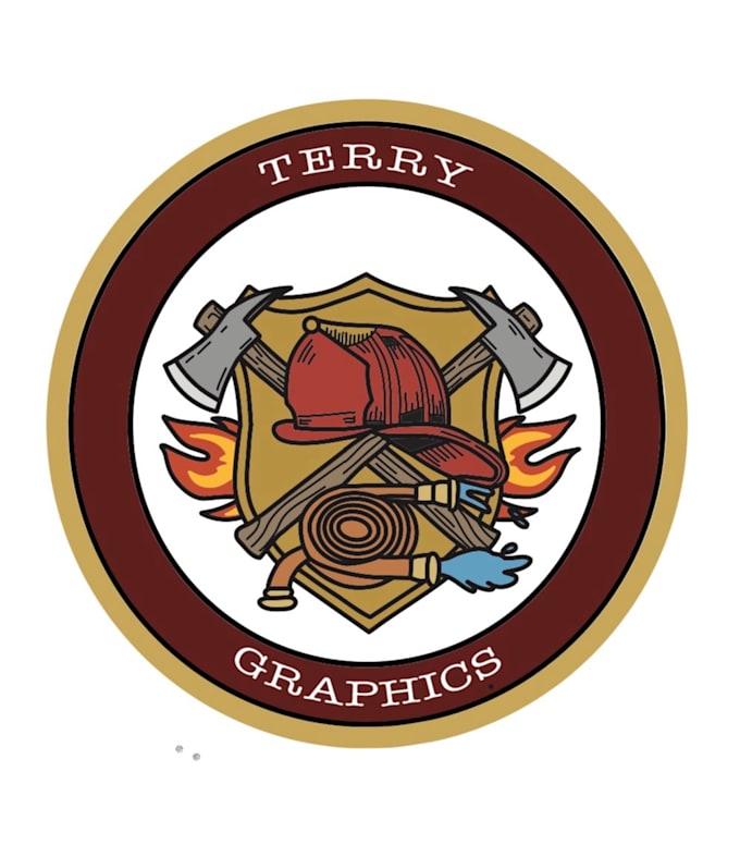 custom fire station illustrations with unlimited revisions