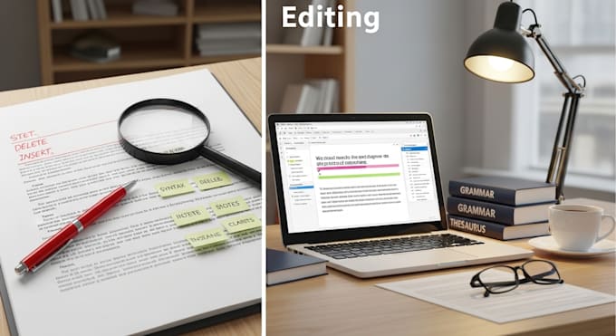 offer professional line editing, proofreading, and sentence refinement