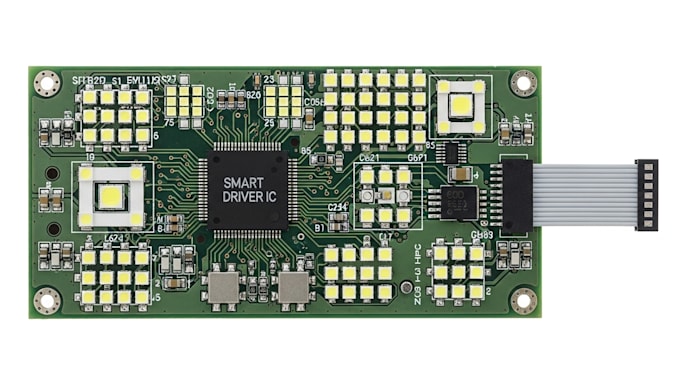 create led lighting, driver and embedded pcb for smart devices