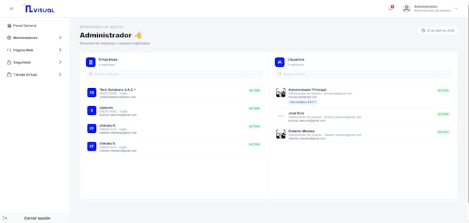 develop a modern web application with vue js