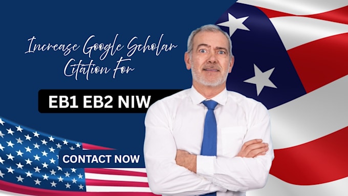 grow google scholar citations for eb1a niw visa profile