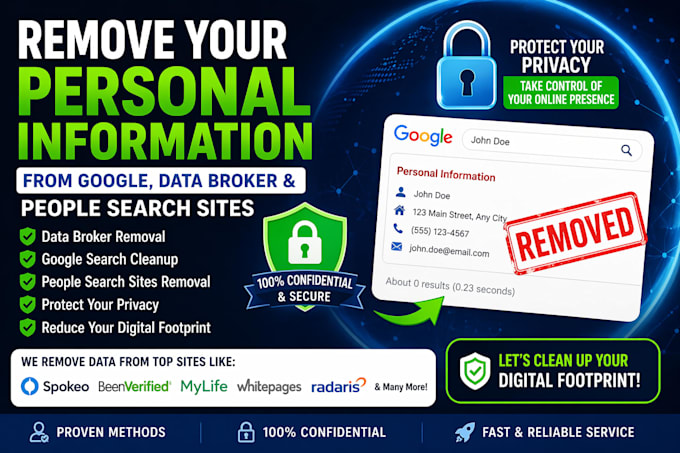 remove your personal information from google, data brokers