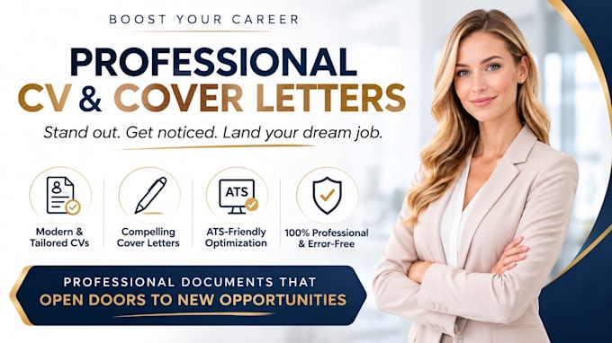 create a CV optimized for ats and a personalized cover letter