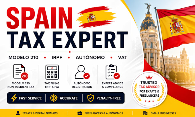 handle spain tax filing, modelo 210, autónomo registration