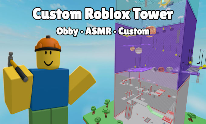 build a custom roblox tower obby for you