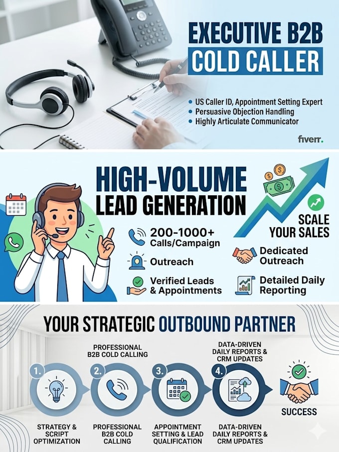 be your expert cold calling agent that books more client meetings