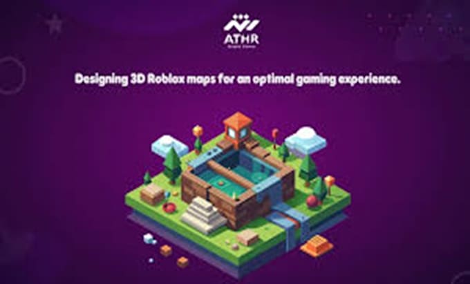 design stunning 3d models and maps for roblox game development