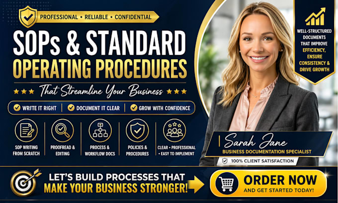 write sops and standard operating procedures for small business operations