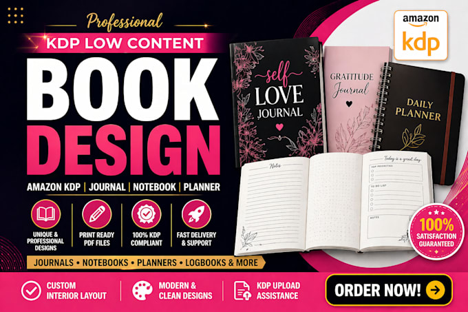 design kdp low content book, amazon kdp, low content book, amazon, kdp, journal
