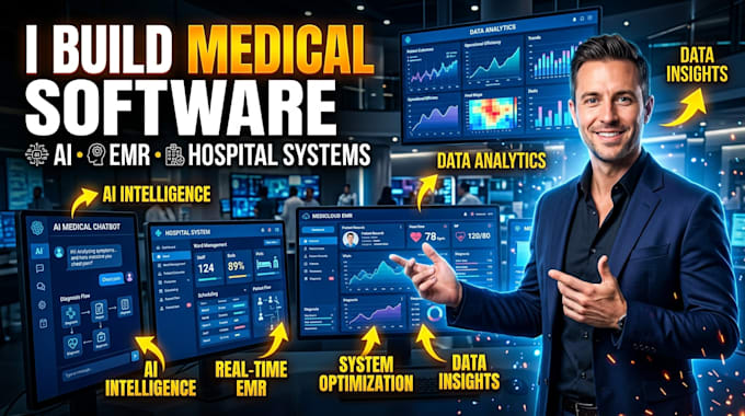develop ai healthcare software, emr ehr system, and hipaa compliant medical apps