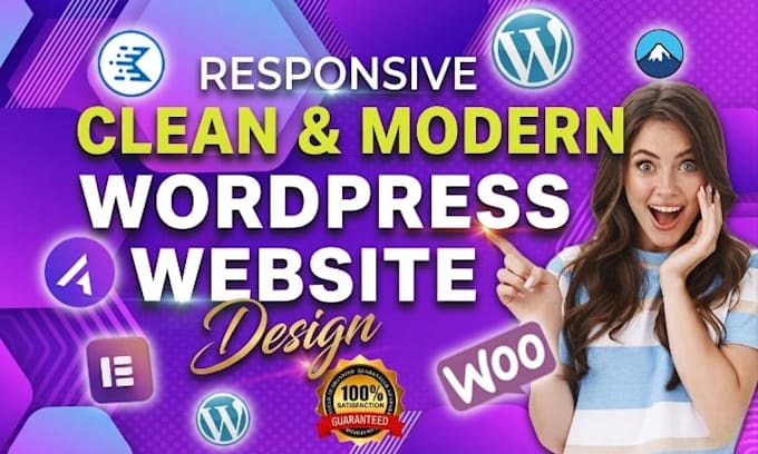 design a stunning wordpress website using elementor pro