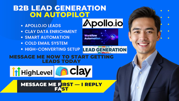 setup apollo, apollo io, clay com, gohighlevel automation workflow