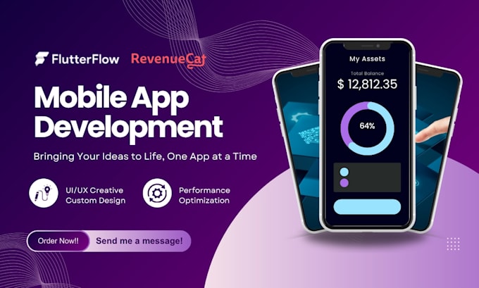 build flutterflow supabase app, revenuecat paywall setup, flutter mobile app