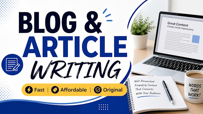 write SEO blog articles and website content