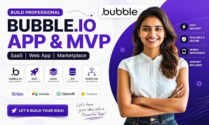 build bubble io app bubble mvp bubble saas website as bubble developer web app