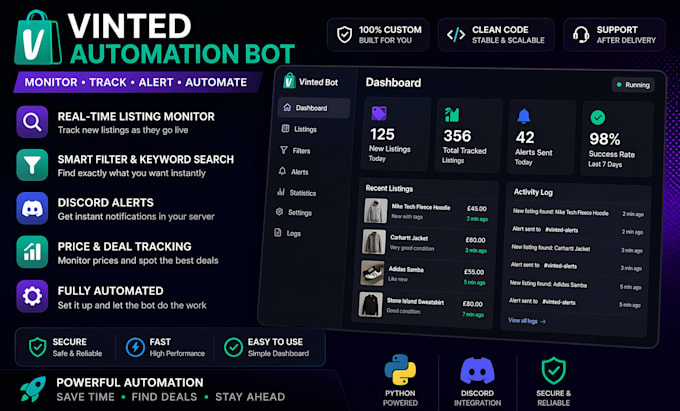 Développer un bot vinted pour la surveillance des annonces ...