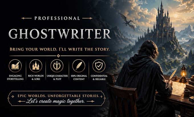 help ghostwrite your fiction novel
