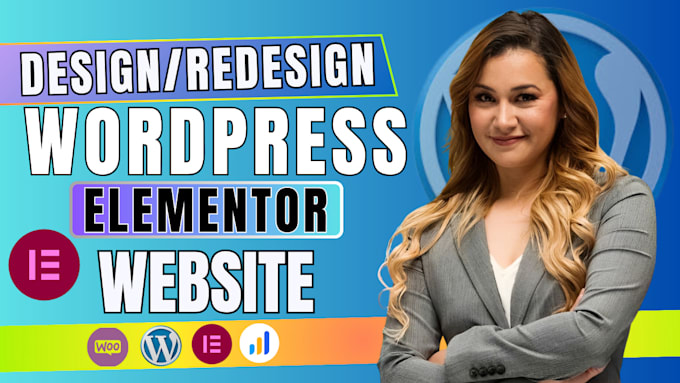 design or redesign worpress business website elementor website development divi