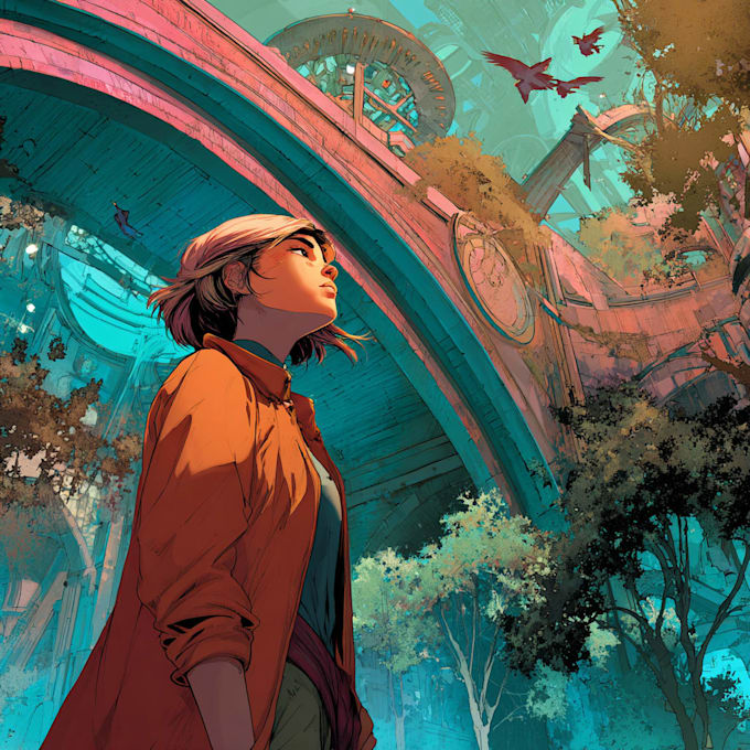 create your dream comic book illustrations and cover
