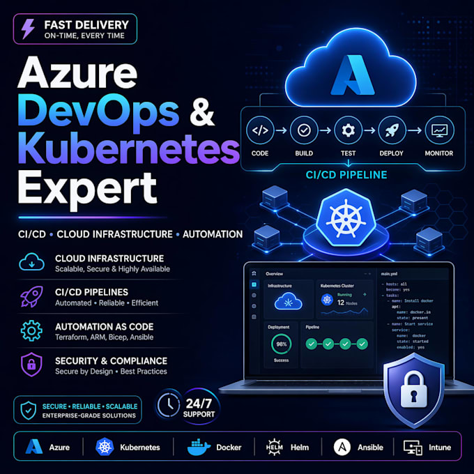 be your azure devops kubernetes ansible helm intune cloud server engineer