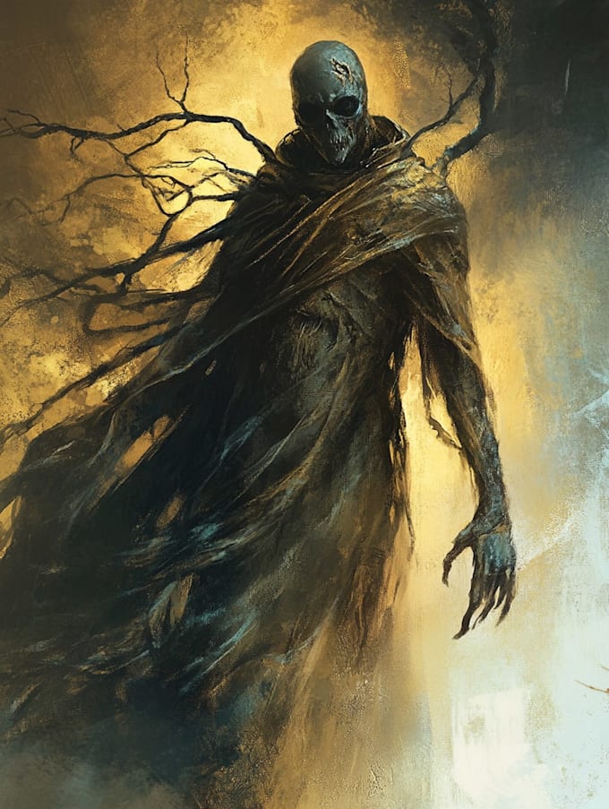 design a terrifying and original horror character