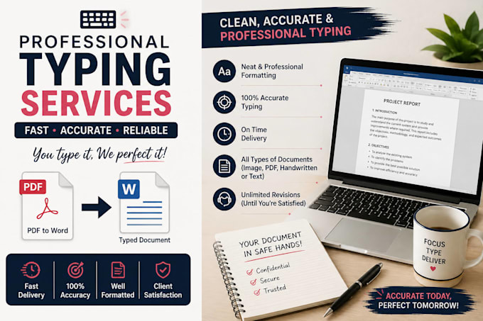 type your assignments, paragraphs and documents fast and accurately