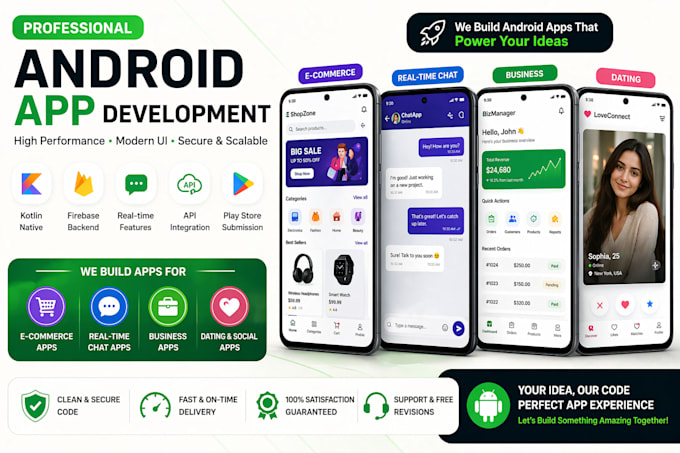 create a fast and modern android app with kotlin