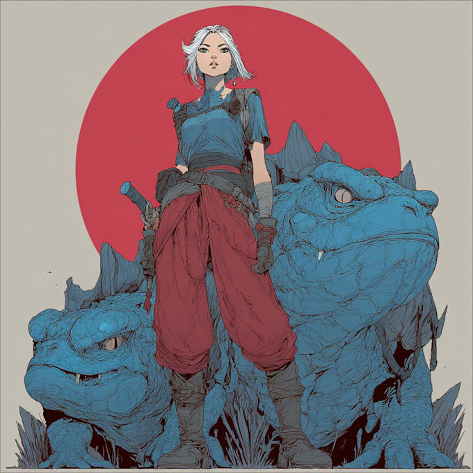 draw your fantasy character for you