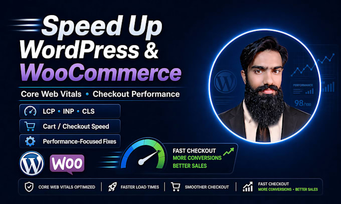 optimize wp woocommerce speed, checkout performance and core web vitals