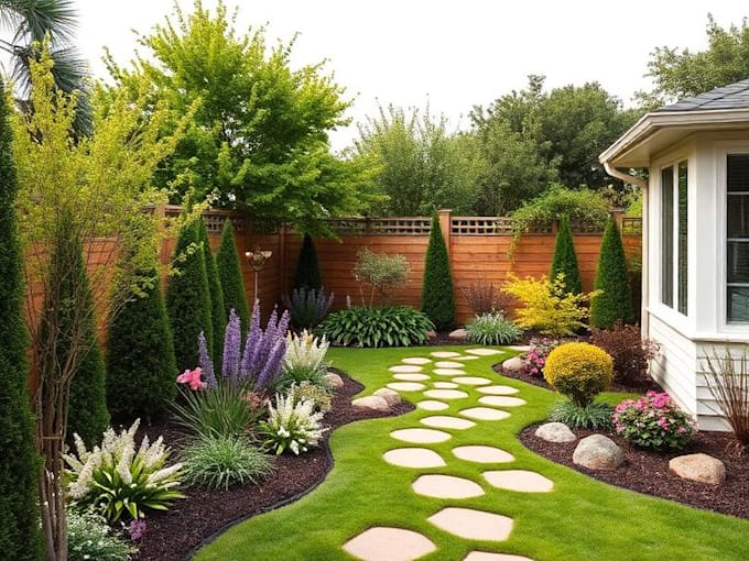 do landscape design, backyard, garden, exteriors