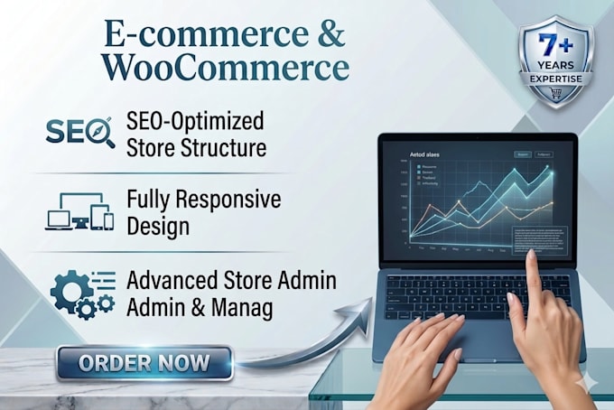 design e commerce website with woo commerce