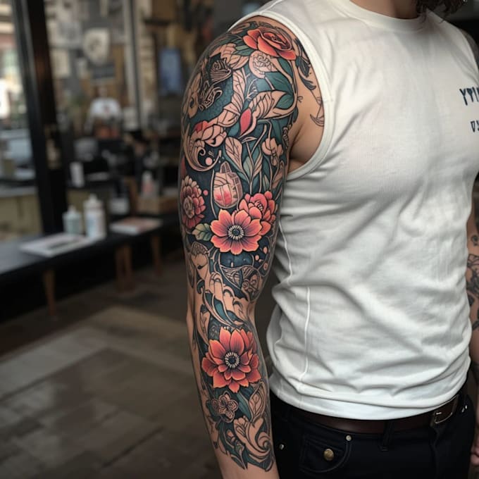 design professional tattoo and custom tattoo
