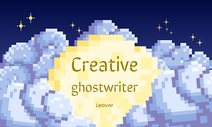 ghostwrite a book in any genre
