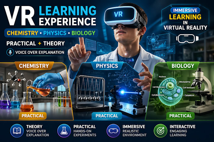 create a VR learning experience in unity for education and training
