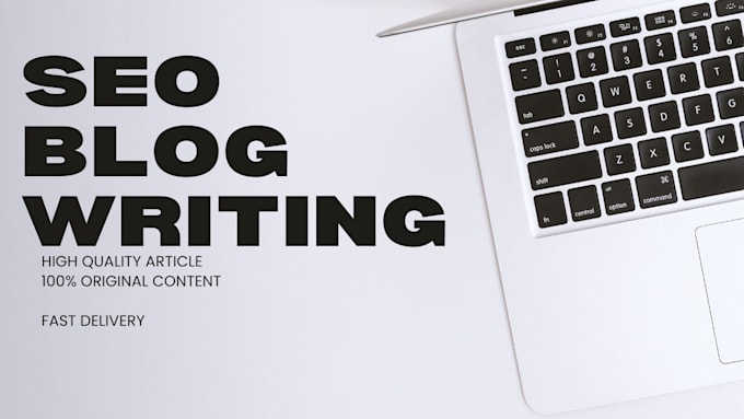 write SEO blog posts and articles for your website