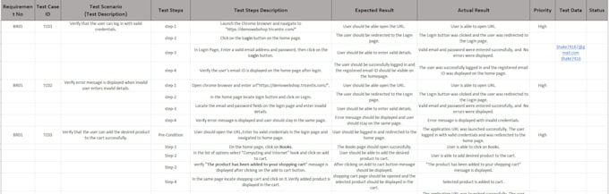 perform QA testing and write test cases for your website