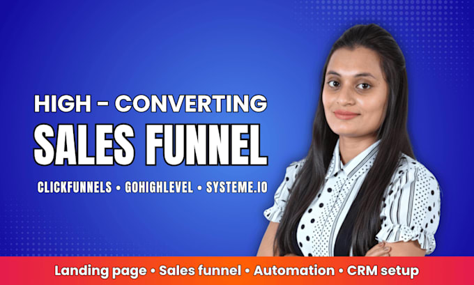 build sales funnel in clickfunnels, gohighlevel or systeme