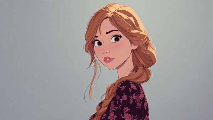 do disney cartoon portrait