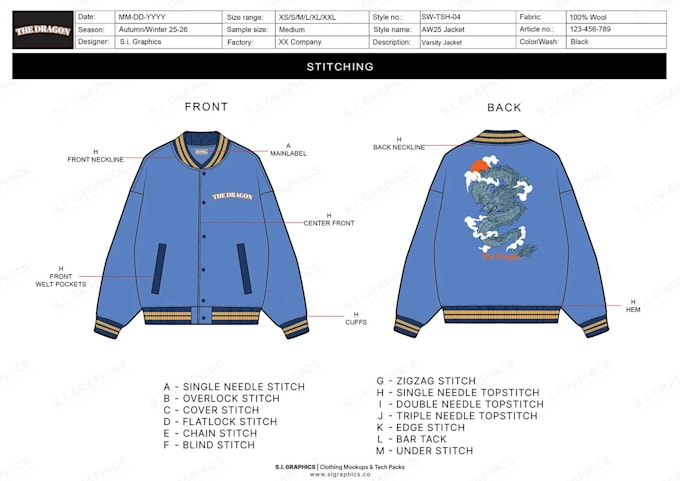 produce high end varsity jackets for your brand