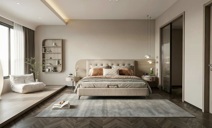 create realistic interior visualization renders