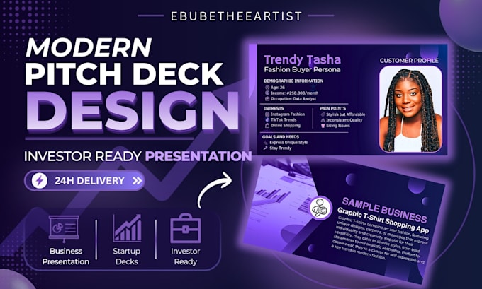 design modern presentation slides and pitch decks
