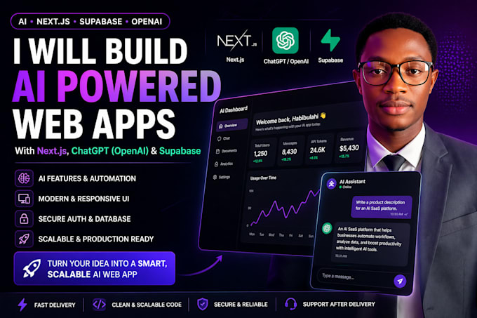 Build ai powered web app with next js and supabase using cursor ai by ...