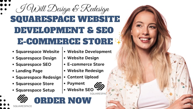 build squarespace website design squarespace website redesign squarespace seo